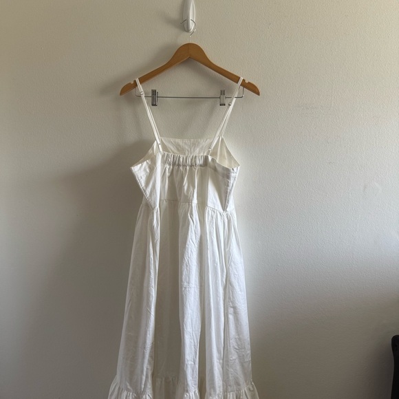 Mikoh White Sakura Midi Summer Dress in Bone Color size 2 / M - Picture 8 of 11